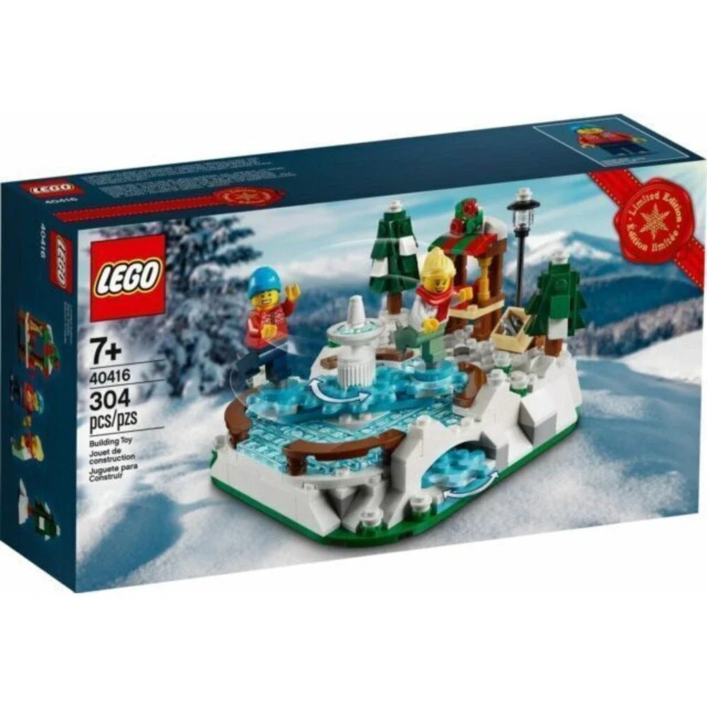 LEGO 40416 Ice Skating Rink christmas village holiday tree ice skating new